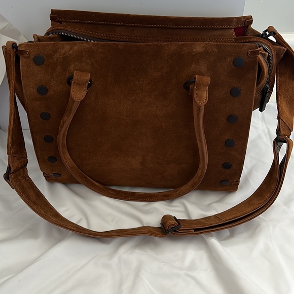 HAMMITT Allen Large in Mahogany Suede/ Bronze - Picture 8 of 8